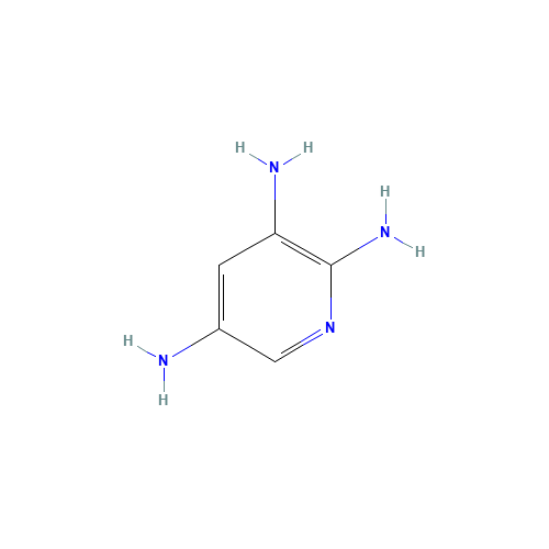 pyridine-2,3,5-triamine (CAS: 320734-48-3) - Chemical Structure and Molecular Formula 