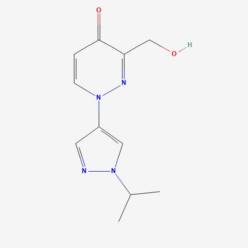 3-(hydroxymethyl)-1-(1-propan-2-ylpyrazol-4-yl)pyridazin-4-one (CAS: 1314389-61-1) - Related Chemical Product