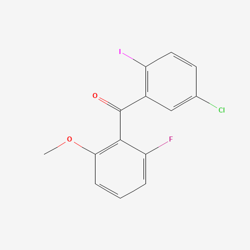 (5-chloro-2-iodophenyl)-(2-fluoro-6-methoxyphenyl)methanone (CAS: 1233025-91-6) - Related Chemical Product