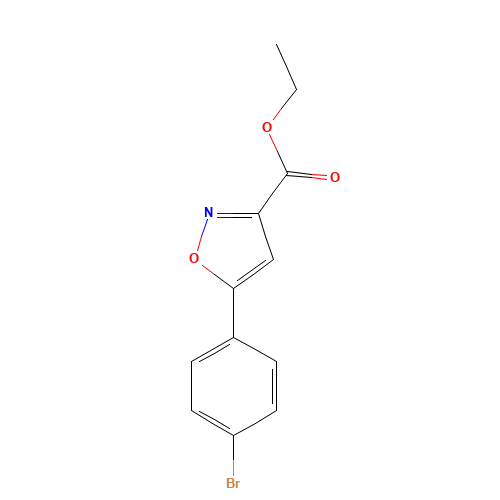 ethyl 5-(4-bromophenyl)-1,2-oxazole-3-carboxylate (CAS: 33277-15-5) - Related Chemical Product