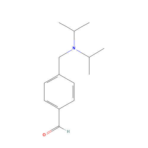 4-[[di(propan-2-yl)amino]methyl]benzaldehyde (CAS: 650629-10-0) - Chemical Structure and Molecular Formula 
