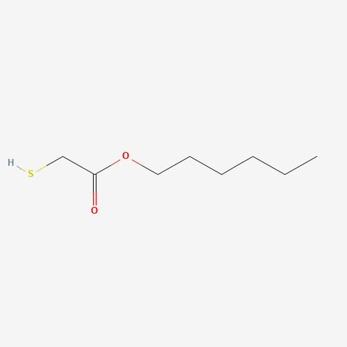 hexyl 2-sulfanylacetate (CAS: 20292-01-7) - Chemical Structure and Molecular Formula 