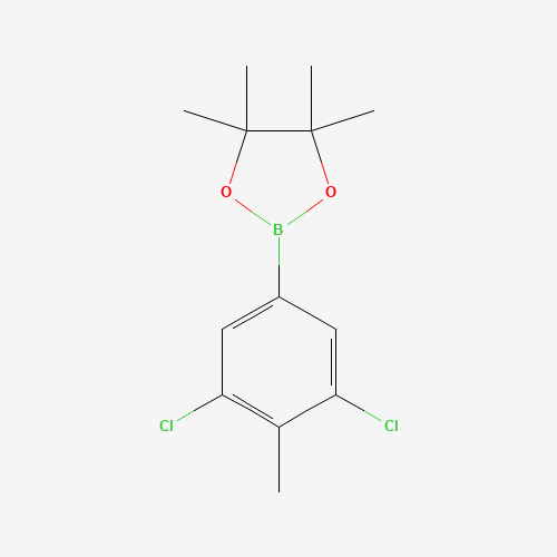 2-(3,5-dichloro-4-methylphenyl)-4,4,5,5-tetramethyl-1,3,2-dioxaborolane (CAS: 942069-73-0) - Related Chemical Product