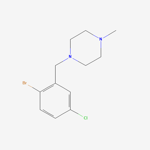 1-[(2-bromo-5-chlorophenyl)methyl]-4-methylpiperazine (CAS: 685535-64-2) - Related Chemical Product