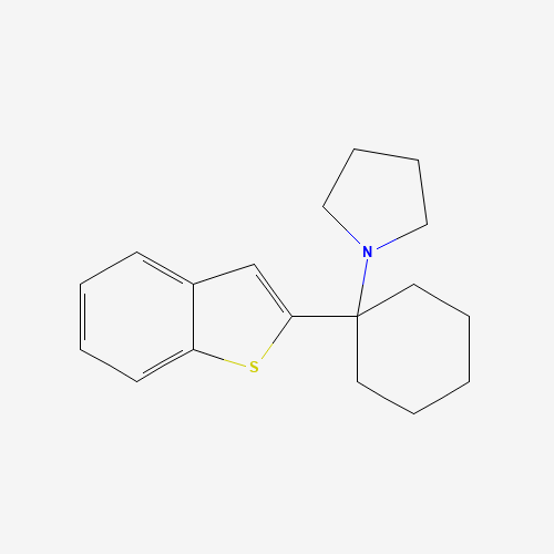 1-[1-(1-benzothiophen-2-yl)cyclohexyl]pyrrolidine (CAS: 147299-15-8) - Related Chemical Product