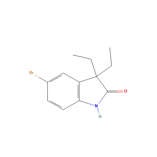 5-bromo-3,3-diethyl-1H-indol-2-one (CAS: 304876-06-0) - Related Chemical Product