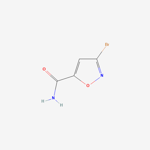 3-bromo-1,2-oxazole-5-carboxamide (CAS: 1241897-93-7) - Chemical Structure and Molecular Formula 