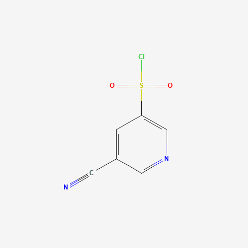 5-cyanopyridine-3-sulfonyl chloride (CAS: 1060804-15-0) - Chemical Structure and Molecular Formula 