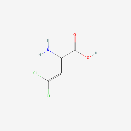 2-amino-4,4-dichlorobut-3-enoic acid (CAS: 80300-23-8) - Chemical Structure and Molecular Formula 