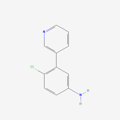 4-chloro-3-pyridin-3-ylaniline (CAS: 181633-37-4) - Chemical Structure and Molecular Formula 
