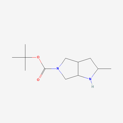 tert-butyl 2-methyl-2,3,3a,4,6,6a-hexahydro-1H-pyrrolo[2,3-c]pyrrole-5-carboxylate (CAS: 1005077-71-3) - Related Chemical Product