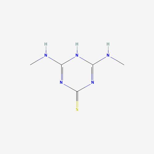 2,6-bis(methylamino)-1H-1,3,5-triazine-4-thione (CAS: 791526-06-2) - Chemical Structure and Molecular Formula 