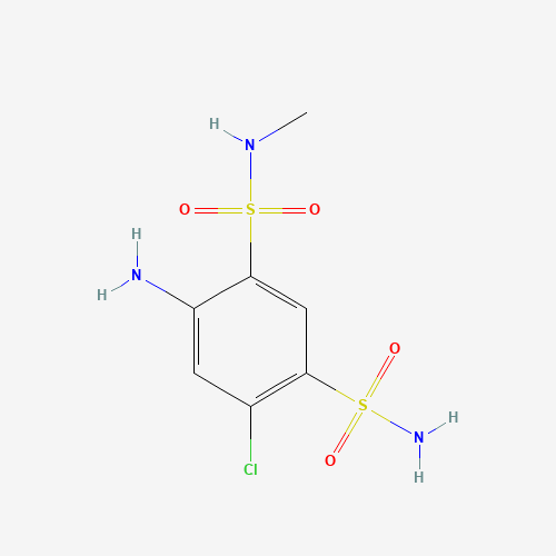 4-amino-6-chloro-3-N-methylbenzene-1,3-disulfonamide (CAS: 13659-98-8) - Related Chemical Product