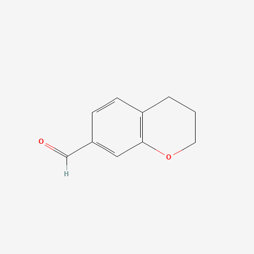 3,4-dihydro-2H-chromene-7-carbaldehyde (CAS: 124362-47-6) - Chemical Structure and Molecular Formula 