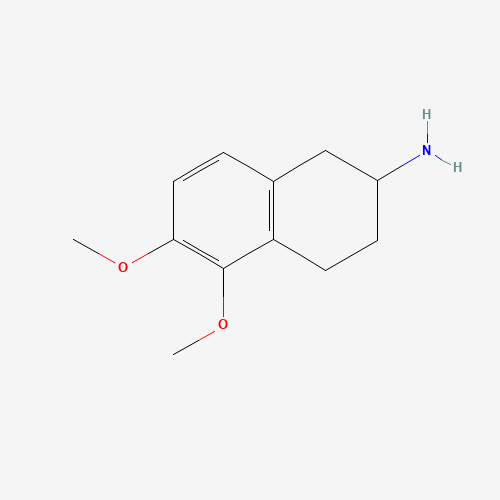 5,6-dimethoxy-1,2,3,4-tetrahydronaphthalen-2-amine (CAS: 21489-50-9) - Related Chemical Product