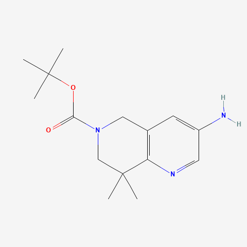 tert-butyl 3-amino-8,8-dimethyl-5,7-dihydro-1,6-naphthyridine-6-carboxylate (CAS: 570409-63-1) - Related Chemical Product