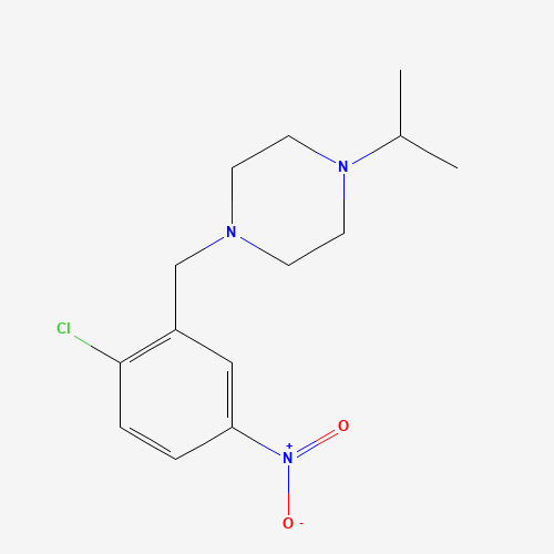 1-[(2-chloro-5-nitrophenyl)methyl]-4-propan-2-ylpiperazine (CAS: 1138471-32-5) - Related Chemical Product