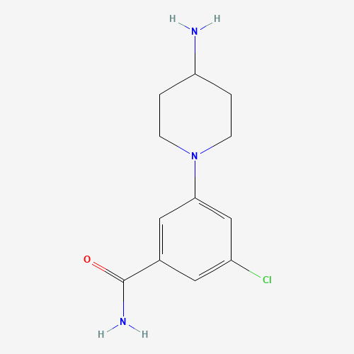 3-(4-aminopiperidin-1-yl)-5-chlorobenzamide (CAS: 1039022-12-2) - Related Chemical Product