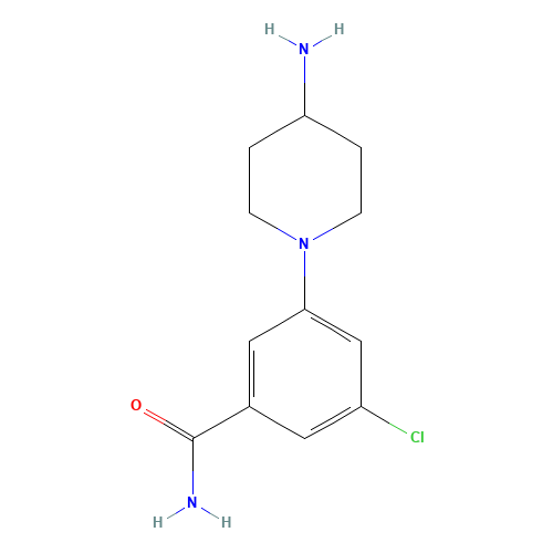 3-(4-aminopiperidin-1-yl)-5-chlorobenzamide (CAS: 1039022-12-2) - Related Chemical Product