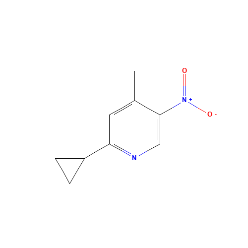 2-cyclopropyl-4-methyl-5-nitropyridine (CAS: 1386457-79-9) - Related Chemical Product