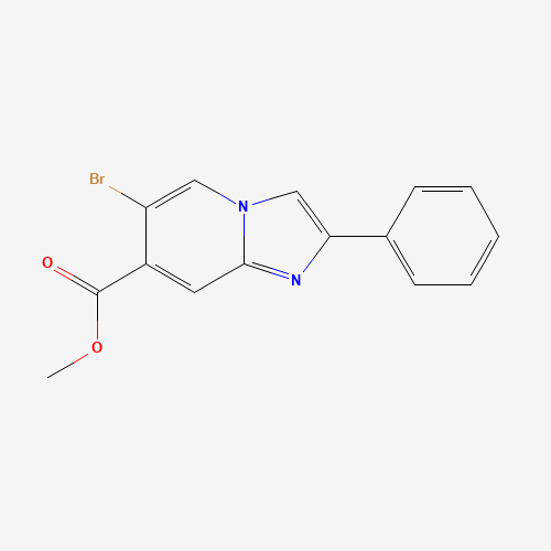 methyl 6-bromo-2-phenylimidazo[1,2-a]pyridine-7-carboxylate (CAS: 1278407-60-5) - Related Chemical Product