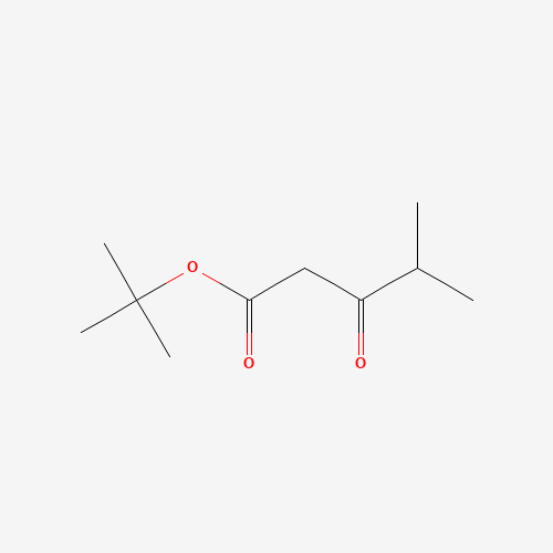 tert-butyl 4-methyl-3-oxopentanoate chemical structure tert-butyl 4-methyl-3-oxopentanoate (CAS: 94250-54-1) - Chemical Structure and Molecular Formula