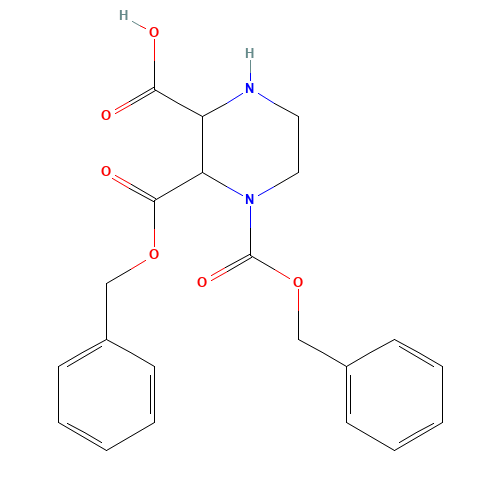 3,4-bis(phenylmethoxycarbonyl)piperazine-2-carboxylic acid (CAS: 370891-25-1) - Related Chemical Product