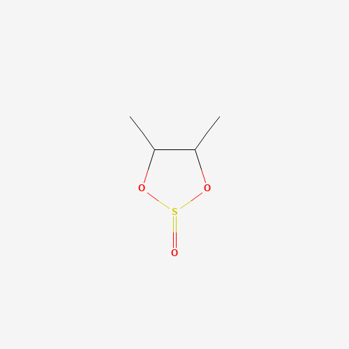 4,5-dimethyl-1,3,2-dioxathiolane 2-oxide (CAS: 4440-90-8) - Chemical Structure and Molecular Formula 