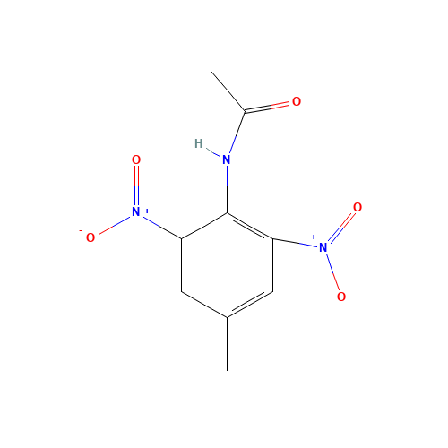 N-(4-methyl-2,6-dinitrophenyl)acetamide (CAS: 49804-47-9) - Chemical Structure and Molecular Formula 