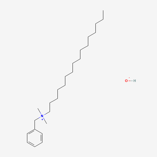 benzyl-hexadecyl-dimethylazanium;hydroxide (CAS: 54942-73-3) - Chemical Structure and Molecular Formula 