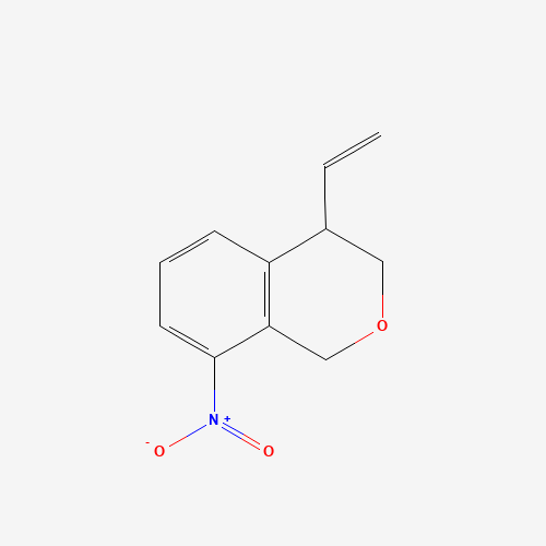 4-ethenyl-8-nitro-3,4-dihydro-1H-isochromene (CAS: 1374574-77-2) - Chemical Structure and Molecular Formula 