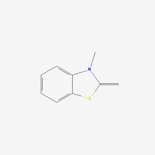 3-methyl-2-methylidene-1,3-benzothiazole (CAS: 23574-67-6) - Chemical Structure and Molecular Formula 