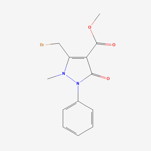 methyl 5-(bromomethyl)-1-methyl-3-oxo-2-phenylpyrazole-4-carboxylate (CAS: 913375-92-5) - Related Chemical Product