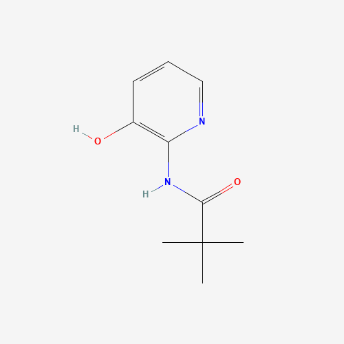 N-(3-hydroxypyridin-2-yl)-2,2-dimethylpropanamide (CAS: 177744-83-1) - Chemical Structure and Molecular Formula 