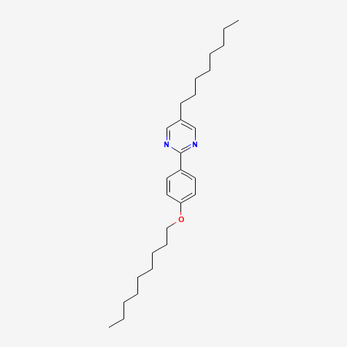 2-(4-nonoxyphenyl)-5-octylpyrimidine (CAS: 57202-51-4) - Chemical Structure and Molecular Formula 