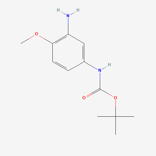 tert-butyl N-(3-amino-4-methoxyphenyl)carbamate (CAS: 1267028-34-1) - Related Chemical Product