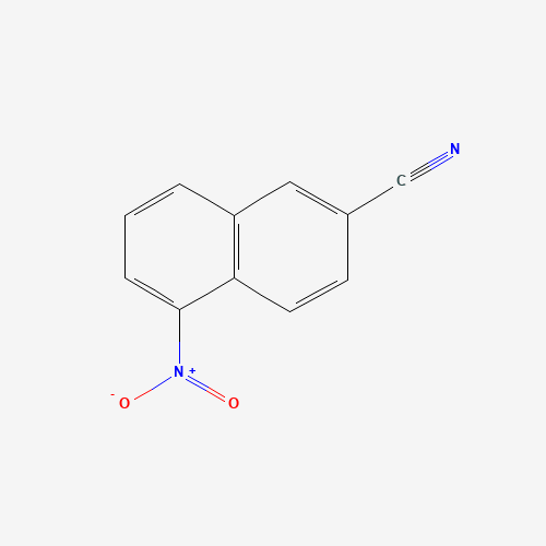 5-nitronaphthalene-2-carbonitrile (CAS: 23245-67-2) - Chemical Structure and Molecular Formula 