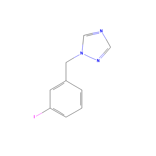 1-[(3-iodophenyl)methyl]-1,2,4-triazole (CAS: 615534-73-1) - Related Chemical Product