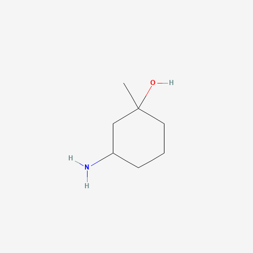 3-amino-1-methylcyclohexan-1-ol (CAS: 1443288-80-9) - Chemical Structure and Molecular Formula 