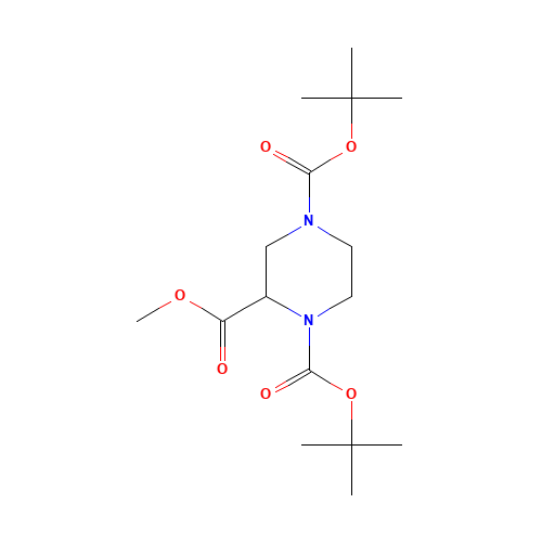 1-O,4-O-ditert-butyl 2-O-methyl piperazine-1,2,4-tricarboxylate (CAS: 171504-98-6) - Related Chemical Product