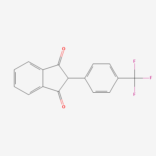 2-[4-(trifluoromethyl)phenyl]indene-1,3-dione (CAS: 6723-40-6) - Related Chemical Product
