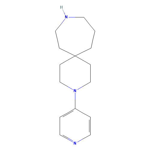 3-pyridin-4-yl-3,10-diazaspiro[5.6]dodecane (CAS: 1246507-80-1) - Chemical Structure and Molecular Formula 