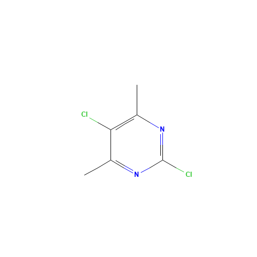 2,5-dichloro-4,6-dimethylpyrimidine (CAS: 19573-83-2) - Chemical Structure and Molecular Formula 