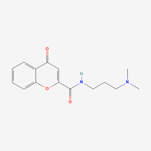 N-[3-(dimethylamino)propyl]-4-oxochromene-2-carboxamide (CAS: 862993-24-6) - Related Chemical Product