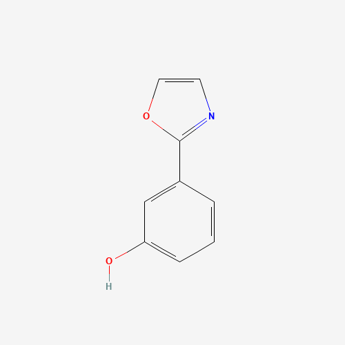 3-(1,3-oxazol-2-yl)phenol (CAS: 35582-09-3) - Chemical Structure and Molecular Formula 