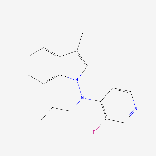 N-(3-fluoropyridin-4-yl)-3-methyl-N-propylindol-1-amine (CAS: 119229-65-1) - Related Chemical Product