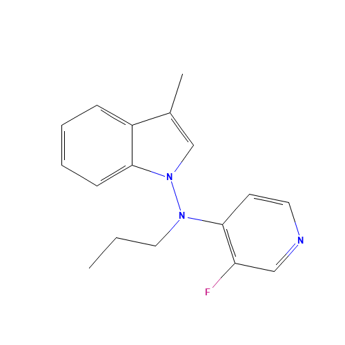 N-(3-fluoropyridin-4-yl)-3-methyl-N-propylindol-1-amine (CAS: 119229-65-1) - Related Chemical Product