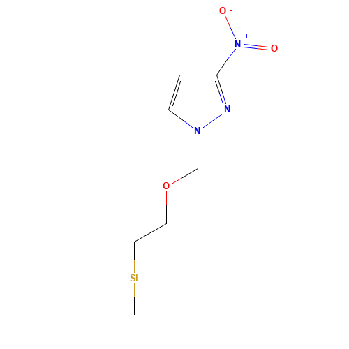 trimethyl-[2-[(3-nitropyrazol-1-yl)methoxy]ethyl]silane (CAS: 1313520-83-0) - Related Chemical Product