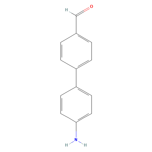 4-(4-aminophenyl)benzaldehyde (CAS: 1093758-73-6) - Chemical Structure and Molecular Formula 