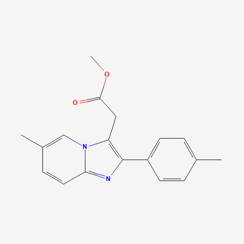 methyl 2-[6-methyl-2-(4-methylphenyl)imidazo[1,2-a]pyridin-3-yl]acetate (CAS: 258273-50-6) - Related Chemical Product